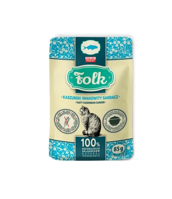 Folk Kaszubski smakowity sandacz dla kota 85g