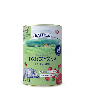 Baltica Dziczyzna z żurawiną 400g