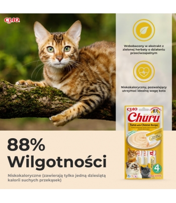 Churu Cat Tuna with Chese 4x14g