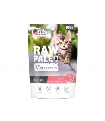 Raw Paleo Kitten Pork 100g