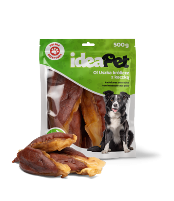 Uszka królicze z kaczką 500g