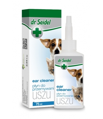 Płyn do przemywania uszu dla psów i kotów 75ml