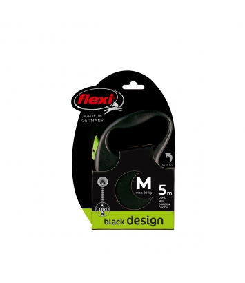 Flexi Black Design M 5m linka