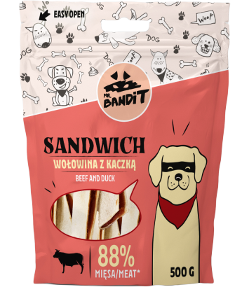 Mr. Bandit Sandwich Wołowina z kaczką 500g