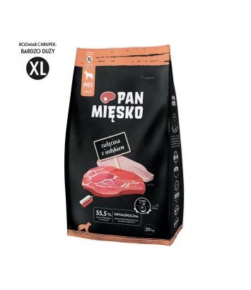 Pan Mięsko Cielęcina z indykiem XL 20kg