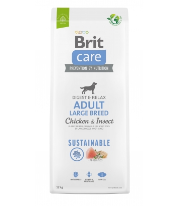 Brit Care Dog Sustainable Adult Large Chicken & Insect 12kg