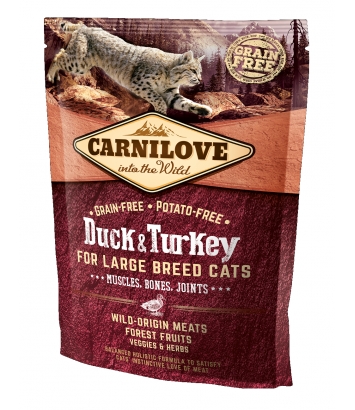 Carnilove Cat Large Breed Duck & Turkey - 0,4kg