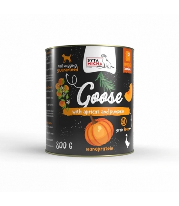 Syta Micha Gęś z morelami i dynią 800g