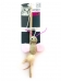 Zabawka dla kota fluoresc Butterfly Wand
