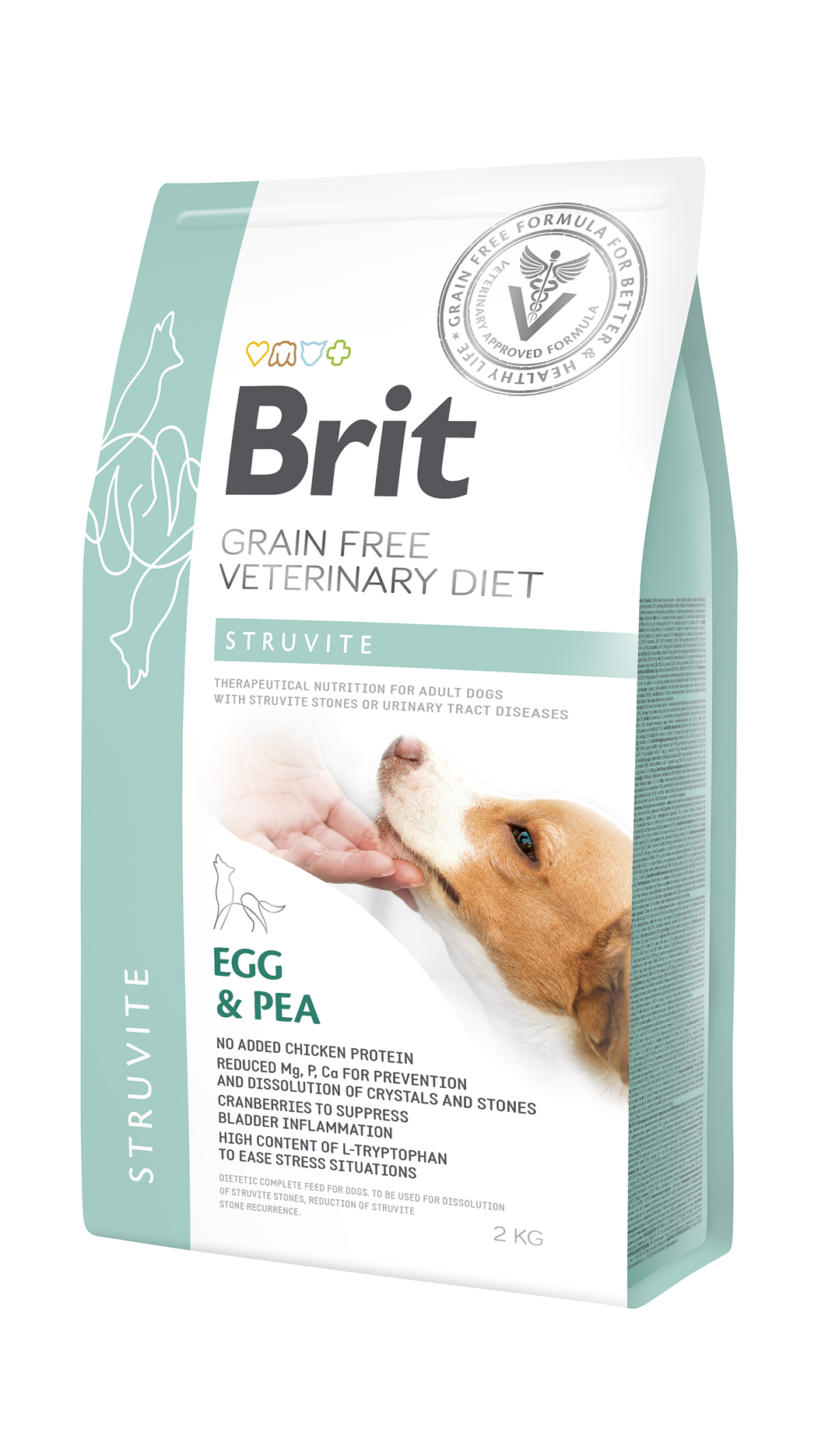 Brit Veterinary Diets Dog GF Struvite Egg & Pea 2kg / Brit Veterinary