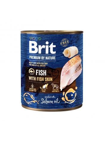 Brit Premium by Nature Adult Fish & Fish Skin 800g