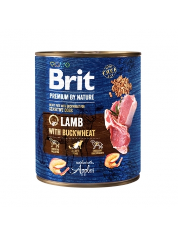 Brit Premium by Nature Adult Lamb & Buckwheat 800g