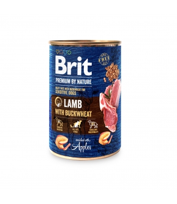 Brit Premium by Nature Adult Lamb & Buckwheat 400g