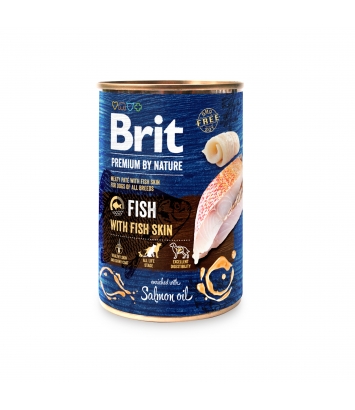 Brit Premium by Nature Adult Fish & Fish Skin 400g