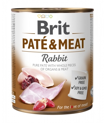 Brit Pate & Meat Rabbit 800g