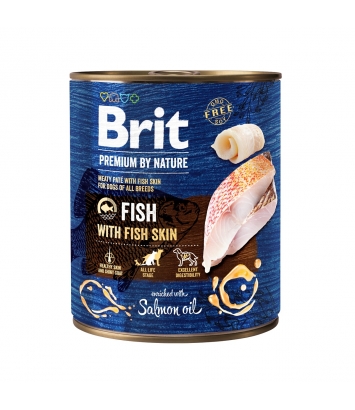 Brit Premium by Nature Adult Fish & Fish Skin 800g