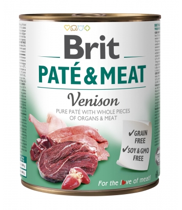 Brit Pate & Meat Venison 800g