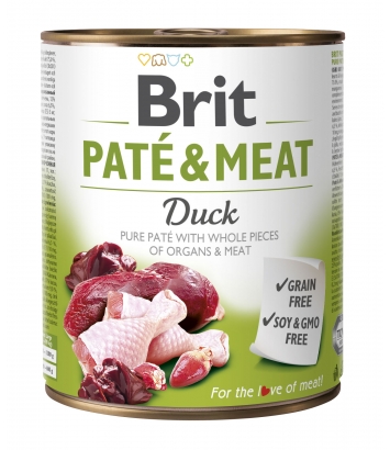 Brit Pate & Meat Duck 800g