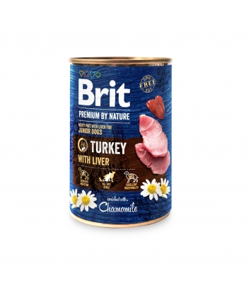 Brit Premium by Nature Junior Turkey & Liver 400g