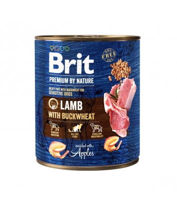 Brit Premium by Nature Adult Lamb & Buckwheat 800g