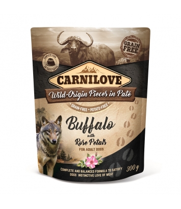 Carnilove Dog Wild Buffalo & Rose Petals 300g