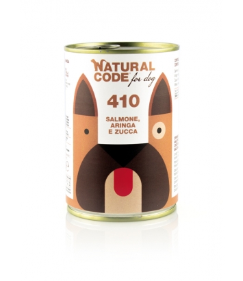 Natural Code DOG 410 salmon, herring and pumpkin 400g