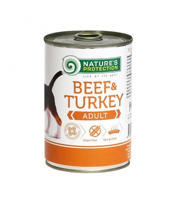 Nature's Protection Adult Beef & Turkey 400g