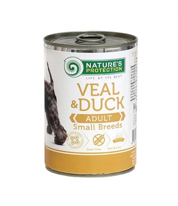 Nature's Protection Adult Small Veal & Duck 400g