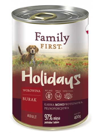 Family First Holidays Wołowina 400g