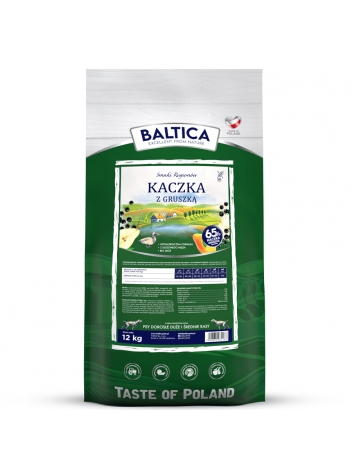 Baltica Smaki Regionów Kaczka z gruszką M/L 12kg