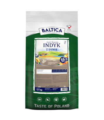 Baltica Smaki Regionów Indyk z dynią S 12kg