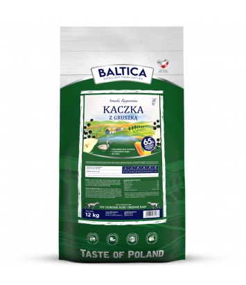 Baltica Smaki Regionów Kaczka z gruszką M/L 12kg