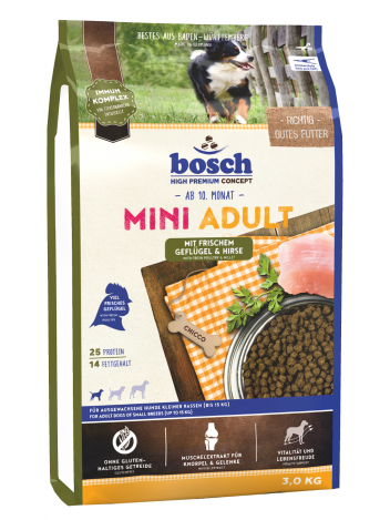 Bosch Mini Adult Poultry & Millet - 3kg