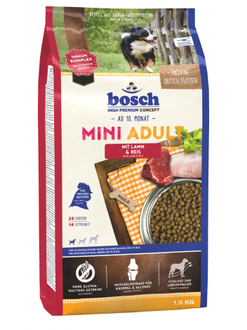 Bosch Mini Adult Lamb & Rice - 1kg