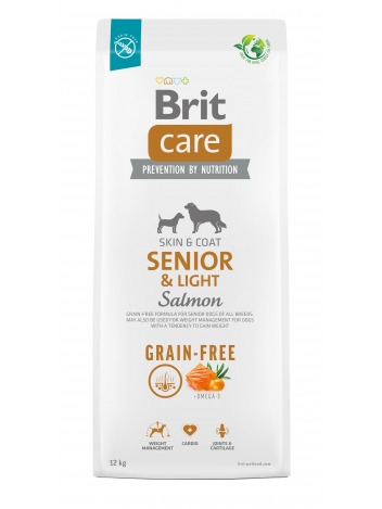 Brit Care Dog Grain-free Adult Senior & Light Salmon 12kg