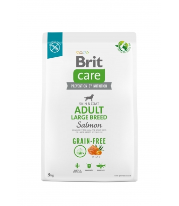 Brit Care Dog Grain-free Adult Large Breed Salmon 3kg