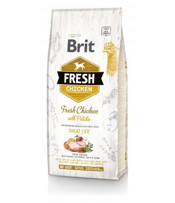 Brit Fresh Adult Chicken & Potato - 12kg