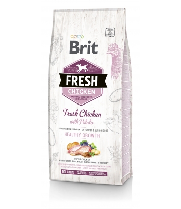 Brit Fresh Puppy & Junior Chicken & Potato - 12kg