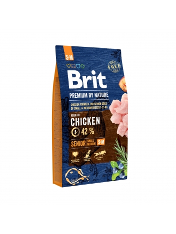 Brit Premium By Nature Senior S+M 8kg