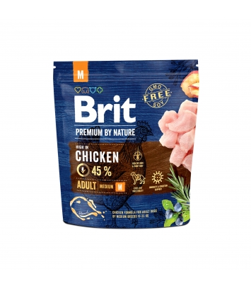 Brit Premium By Nature Adult M 1kg