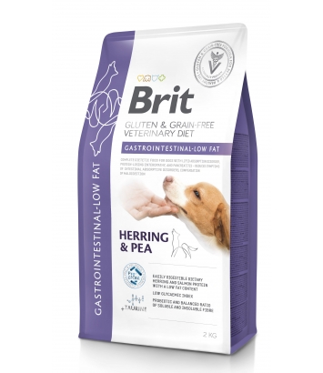 Brit Veterinary Diets Dog GF Gastrointestinal - Low Fat 2kg