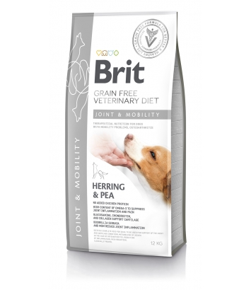 Brit Veterinary Diets Dog GF Joint & Mobility Herring & Pea 12kg