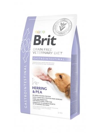 Brit Veterinary Diets Dog GF Gastrointestinal Herring & Pea 2kg