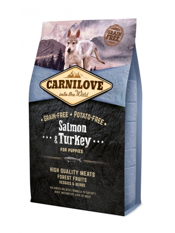 Carnilove Puppies Salmon & Turkey 4kg