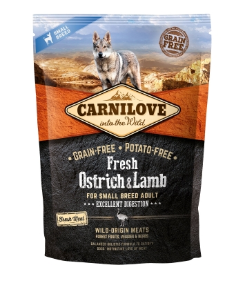 Carnilove Fresh Ostrich & Lamb for Small-Breed 1,5kg
