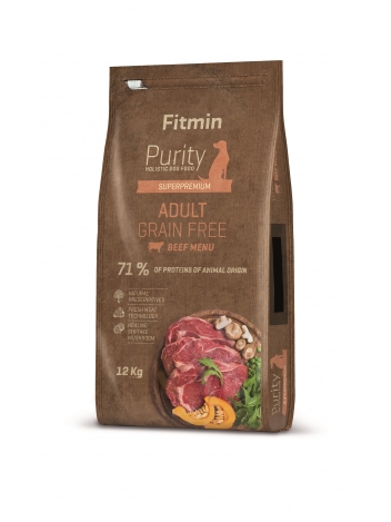 Fitmin Purity Dog Grain Free Adult Beef 12kg
