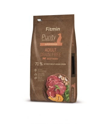 Fitmin Purity Dog Grain Free Adult Beef 2kg