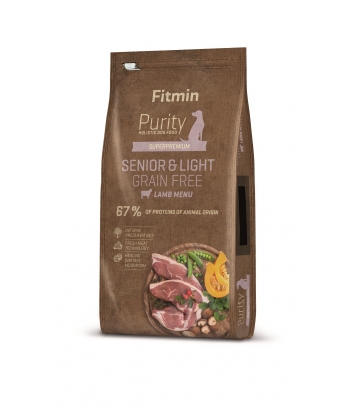 Fitmin Purity Dog Grain Free Senior & Light Lamb 2kg