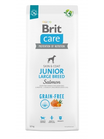 Brit Care Dog Grain-free Junior Large Breed Salmon 12kg