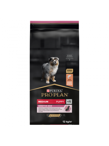 Purina Pro Plan Puppy Medium Sensitive Skin 12kg